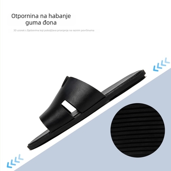 Muške ljetne japanke — lagane, prozračne, otporne na klizanje; gornji dio od Super Fiber, gumena potplat, ravna peta