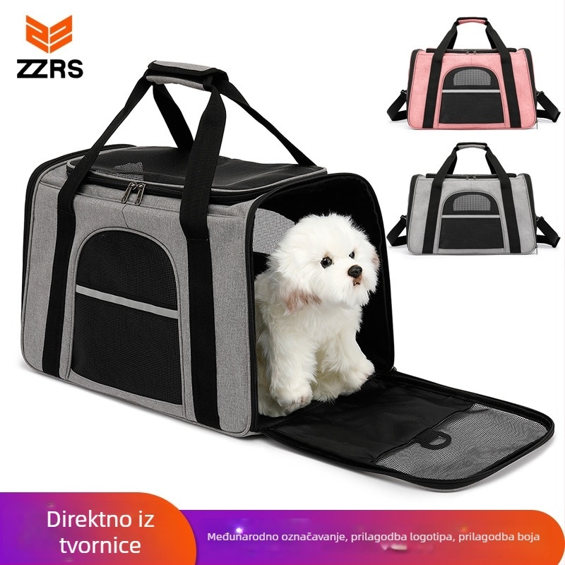 Prozirna torba za kućne ljubimce (20L kapacitet, Oxford tkanina, jednobojni uzorak)