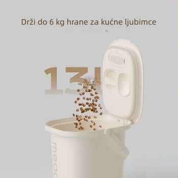 Posuda za skladištenje hrane za mačke i pse, vakuumski zatvarač, antibakterijska, otporna na insekte, otporna na vlagu, ABS plast