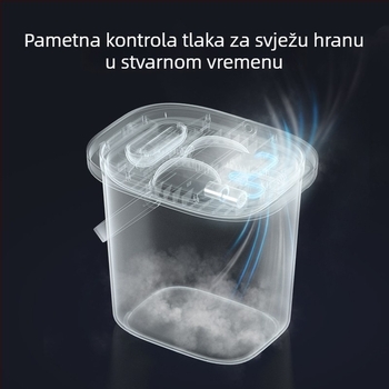 Posuda za skladištenje hrane za mačke i pse, vakuumski zatvarač, antibakterijska, otporna na insekte, otporna na vlagu, ABS plast
