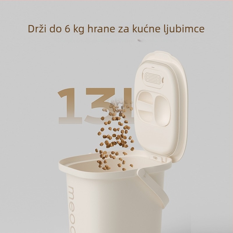 Posuda za skladištenje hrane za mačke i pse, vakuumski zatvarač, antibakterijska, otporna na insekte, otporna na vlagu, ABS plast