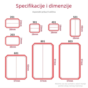 Ručna samoljepljiva etiketa - Marka: Kaba Bear, Model: Kbx-2431, Materijal: samoljepljiv, Prilagodba: Da