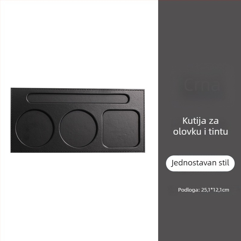 Xianbo A4 kožna konferencijska mapa s magnetskim zatvaračem i čvrstim klipom, 256×338 mm