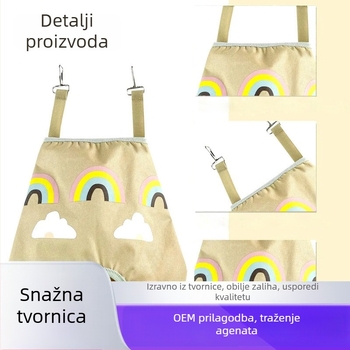 Viseća torba za hranjenje suhim sijenom – veliki kapacitet, poliester, šifra K004