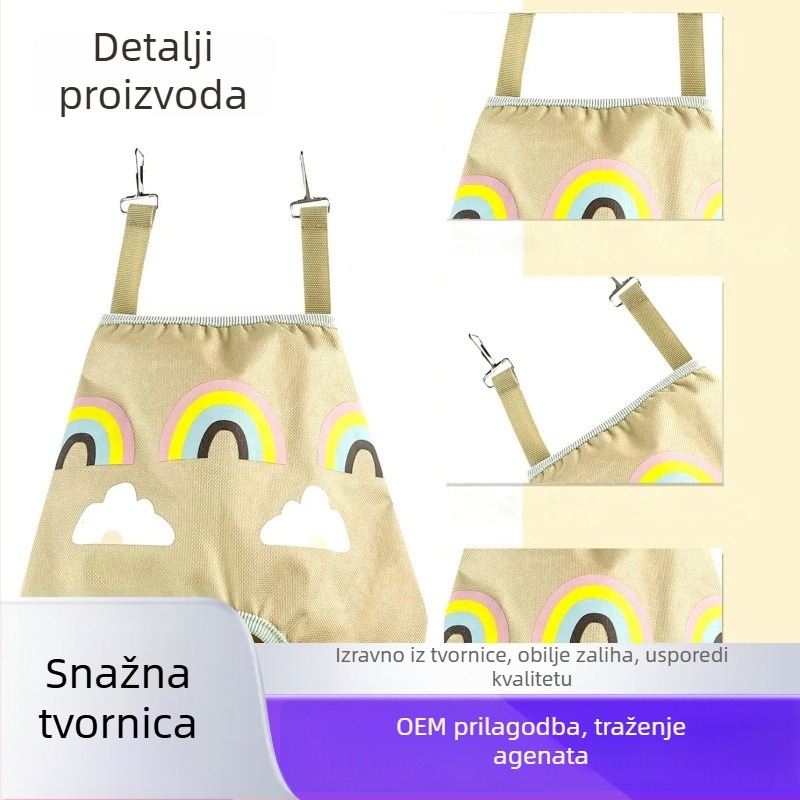 Viseća torba za hranjenje suhim sijenom – veliki kapacitet, poliester, šifra K004