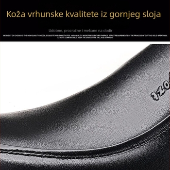 Muški slip-on loaferi od nubuka s TPU potplatom, vuneni ulošak, anti‑slip i topli