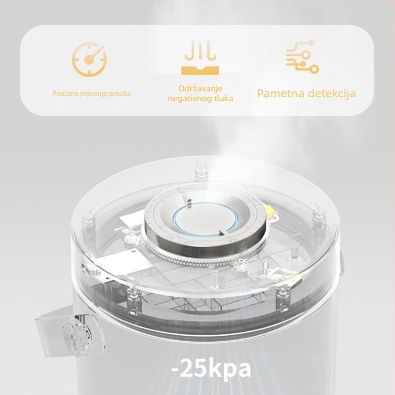Vakuumska posuda za skladištenje hrane za kućne ljubimce, zaštita od moljaca, oksidacije, vlage i antibakterijska, od ABS plastike, kapacitet 2L/3.5L, pogodno za rižu, čaj i zrna kave