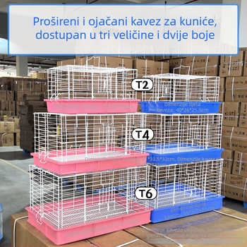Unutarnji kavez za zeca – željezna žica, gnijezdo za kućne ljubimce, domaće porijeklo