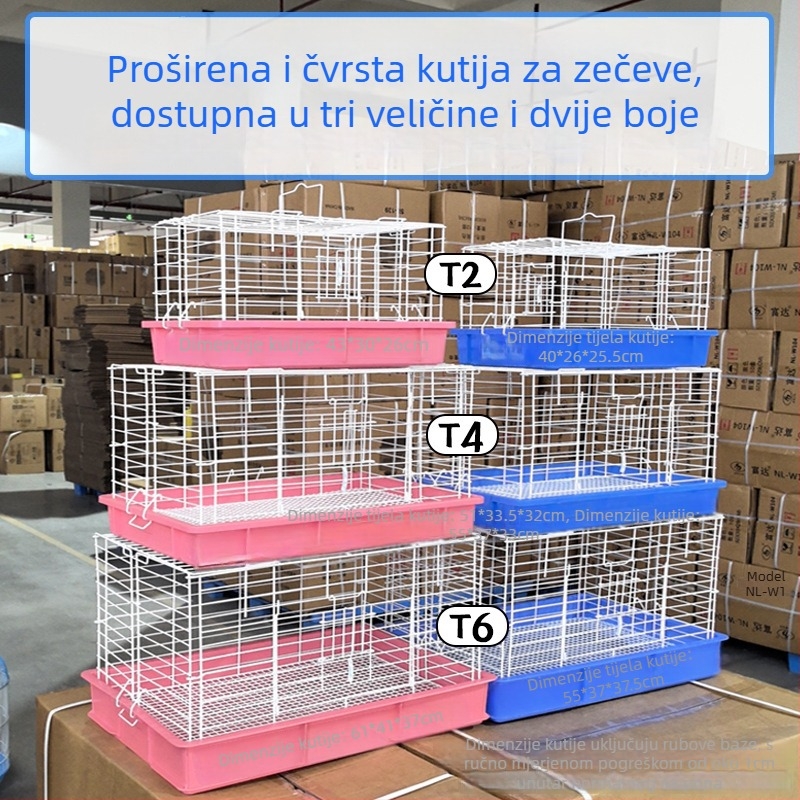 Unutarnji kavez za zeca – željezna žica, gnijezdo za kućne ljubimce, domaće porijeklo