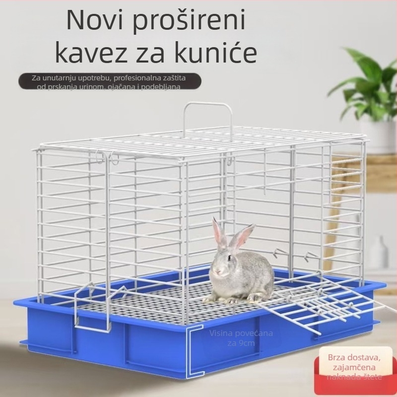 Unutarnji kavez za zeca – željezna žica, gnijezdo za kućne ljubimce, domaće porijeklo