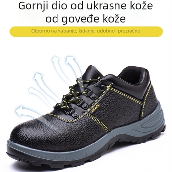 Muške radne cipele – otporne na probijanje i udar, koža goveda, srednji gornji dio