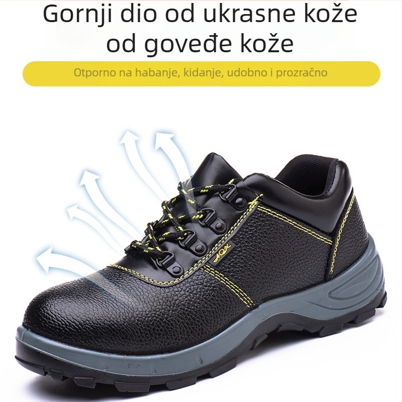 Muške radne cipele – otporne na probijanje i udar, koža goveda, srednji gornji dio