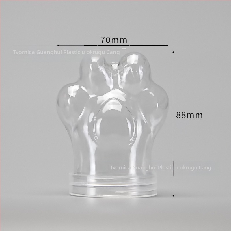 PET plastična posuda s širokim otvorom i spiralnim navojem, transparentan kućni spremnik za skladištenje, više oblika