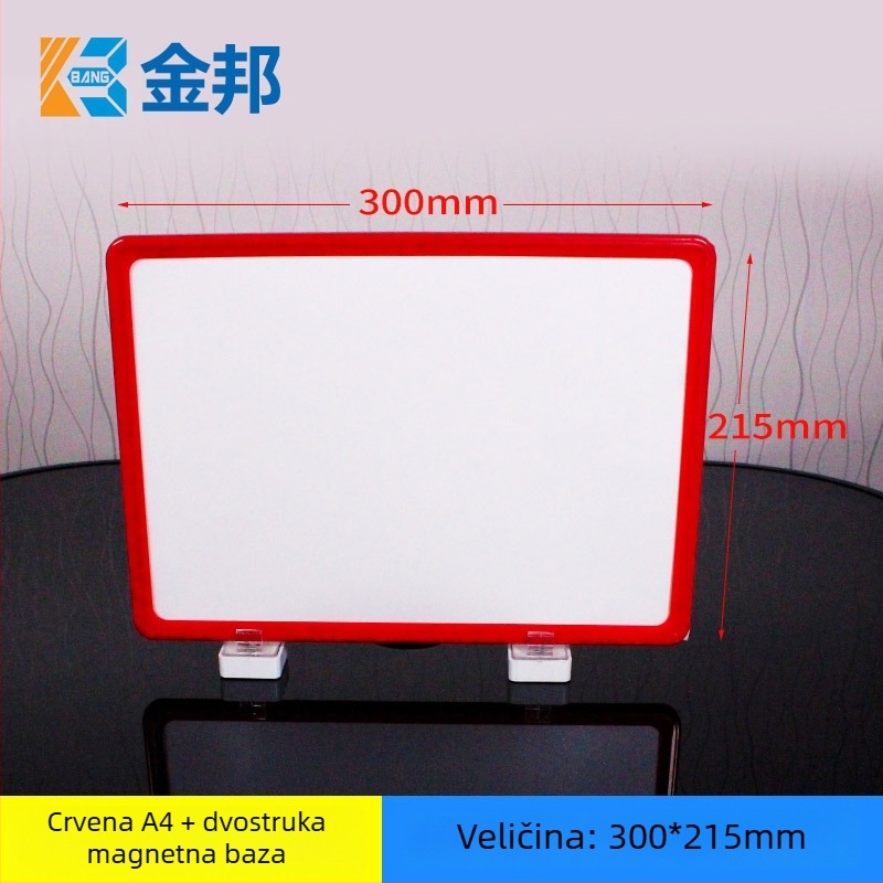 Magnetska kartica etikete za skladišnu policu - Shibang, PP materijal, s magnetskom bazom