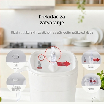 Kutija za skladištenje hrane za kućne ljubimce – ABS materijal, kapacitet ispod 4 L, težina 0,65 kg