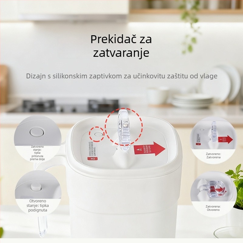 Kutija za skladištenje hrane za kućne ljubimce – ABS materijal, kapacitet ispod 4 L, težina 0,65 kg