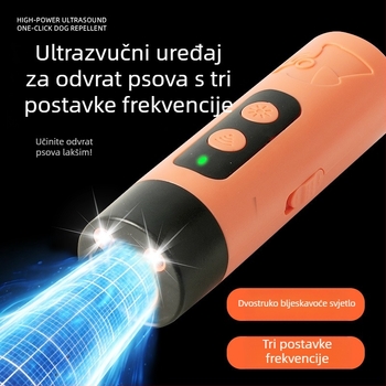 Ultrazvučni repeler za pse za vanjsku obuku - protiv lajanja, samoodbrana, pogodno za velike pse.