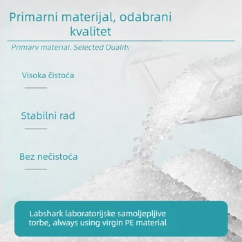 Laboratorijske ziplock vrećice za uzorke, samouzatvarajuće, debeli plast, kružni oblik, dnevna upotreba ambalaže