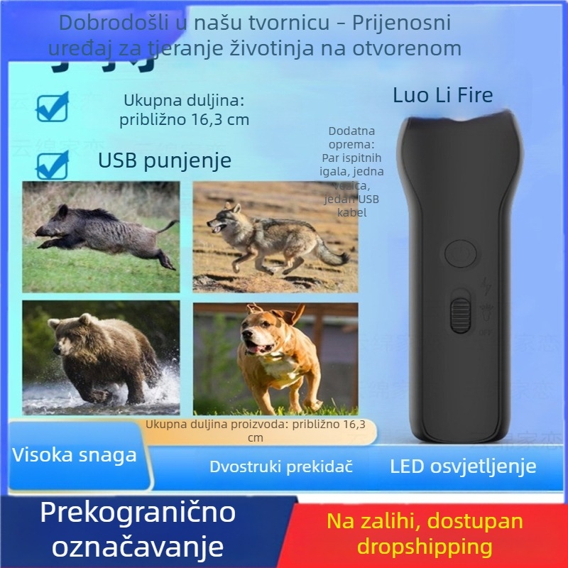 Ručni uređaj za odvraćanje divljih životinja — prijenosni, plastični, univerzalna uporaba, brenda Cloud Cotton Home Love