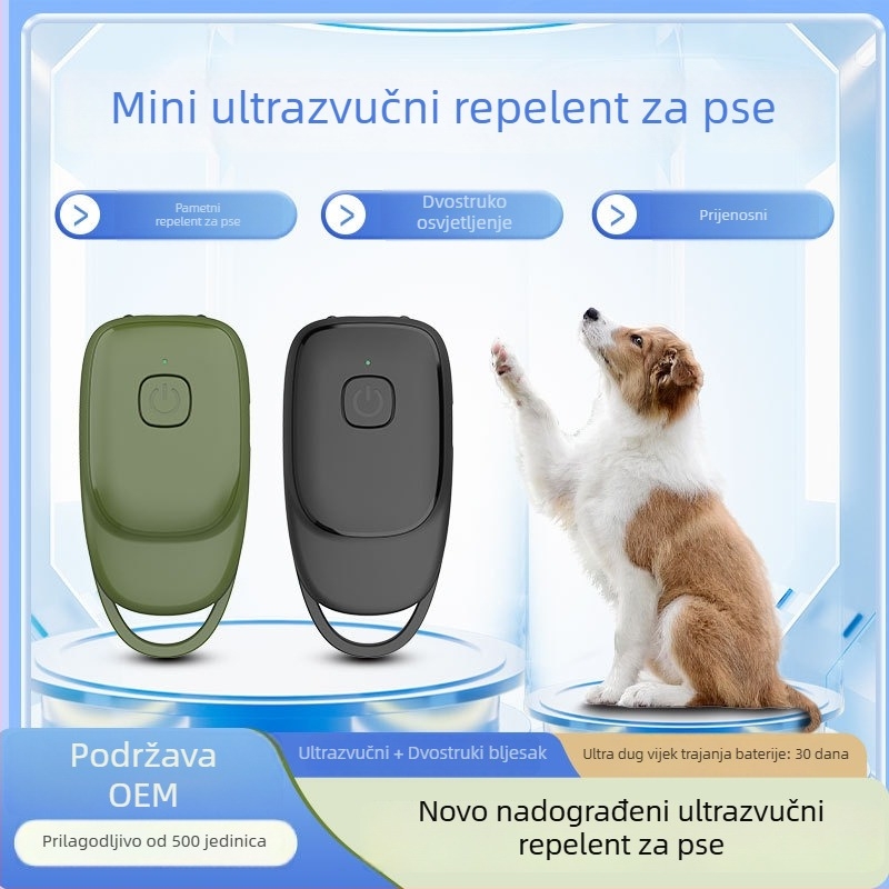 Pamper Smart mini prijenosno ultrazvučno sredstvo za odboj psa od lajanja, automatsko