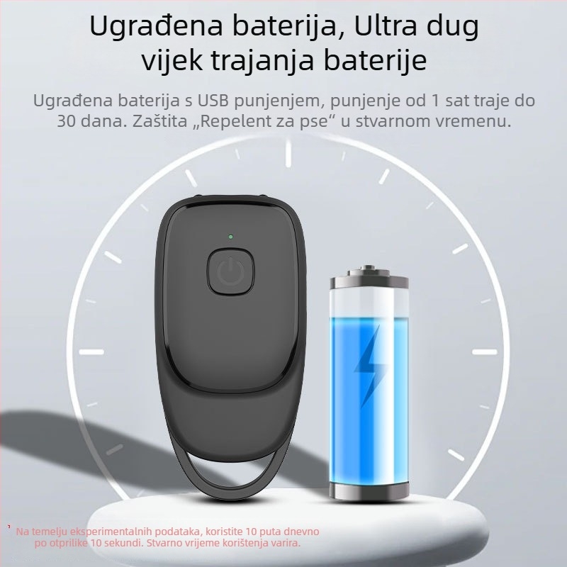 Pamper Smart mini prijenosno ultrazvučno sredstvo za odboj psa od lajanja, automatsko