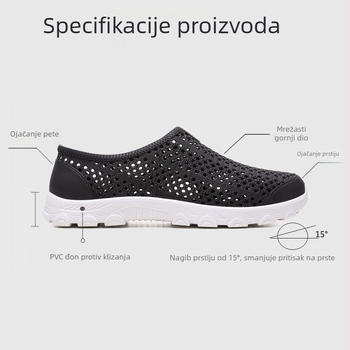 Muške PVC sandale, gornji dio PVC, potplata PVC, Baotou vrh prsta, prozračne i protuklizne