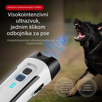Ultrazvučni odvraćivač pasa, prijenosni, plastična konstrukcija, općenita upotreba