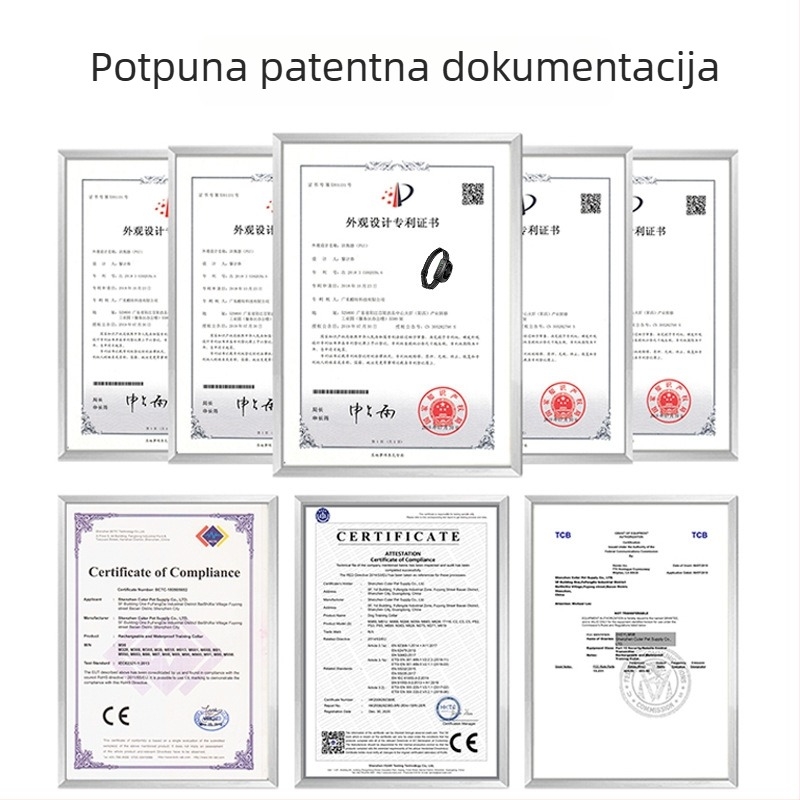 Ovratnik za zaustavljanje lave psa s automatskim električnim šokom, inteligentna kontrola — Materijal ABS, Marka Cool, Pogodan za pse, Nije uvoz, Privatne marke dostupne