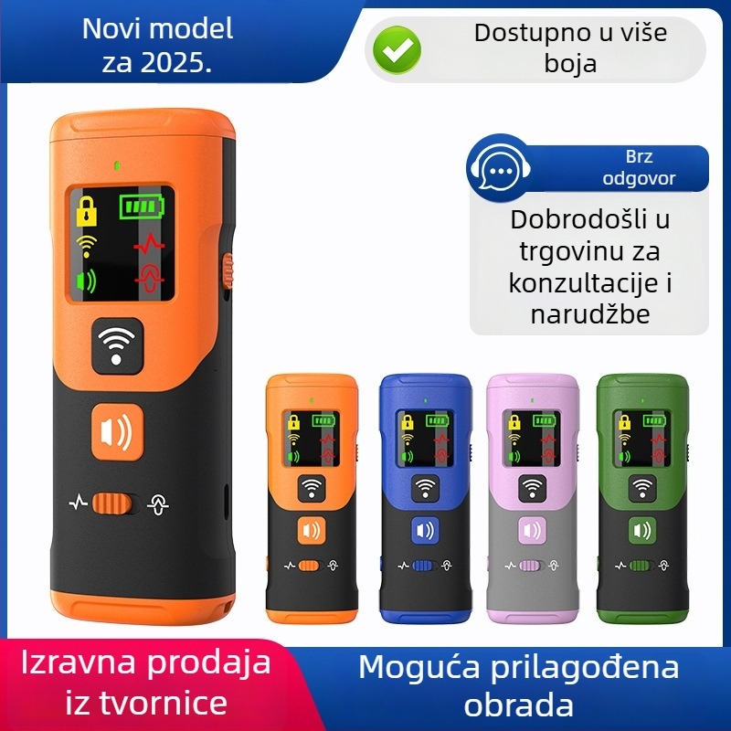 Aipaiduo Ultrazvučni Repeler za Pse - Ručni Uređaj za Kontrolu Lajanja, Trostruka Sonda, Visoka Snaga, Univerzalna Kompatibilnost