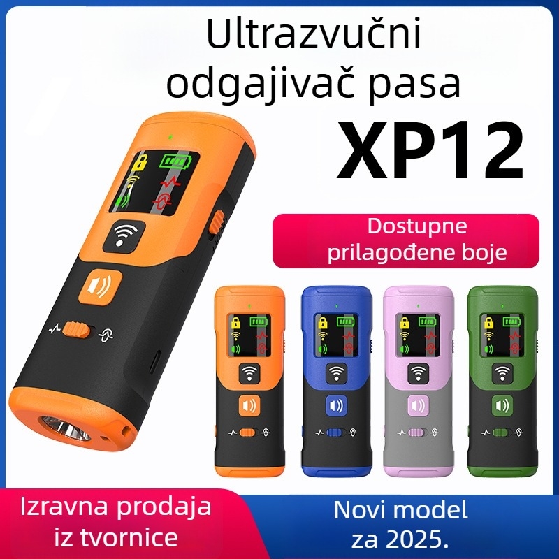 Aipaiduo Ultrazvučni Repeler za Pse - Ručni Uređaj za Kontrolu Lajanja, Trostruka Sonda, Visoka Snaga, Univerzalna Kompatibilnost