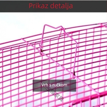 Metalni kavez za kućne ljubimce malih životinja: zeke, ptice, golubovi i papige; transporter kavez; veliki i mali gnijezdni kavez; izolacijski kavez; kavez za veverice.
