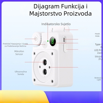 Ultrazvučni repelent za pse, SODOG, plastika, universalna kompatibilnost