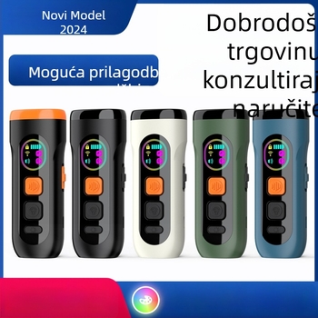 Aipaiduo ultrazvučni trener za pse, ručni, s dvostrukim sondama, visoka snaga, plastično kućište