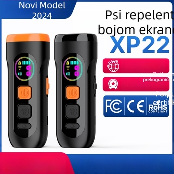 Aipaiduo ultrazvučni trener za pse, ručni, s dvostrukim sondama, visoka snaga, plastično kućište