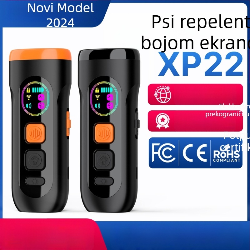 Aipaiduo ultrazvučni trener za pse, ručni, s dvostrukim sondama, visoka snaga, plastično kućište