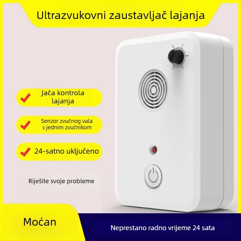 Ultrazvučni repelent za lajanje pasa, za trgovine i vile, privatna marka (Materijal: Plastika; Namijenjeno: Psi; Nije uvezeno; Privatna marka: Da)