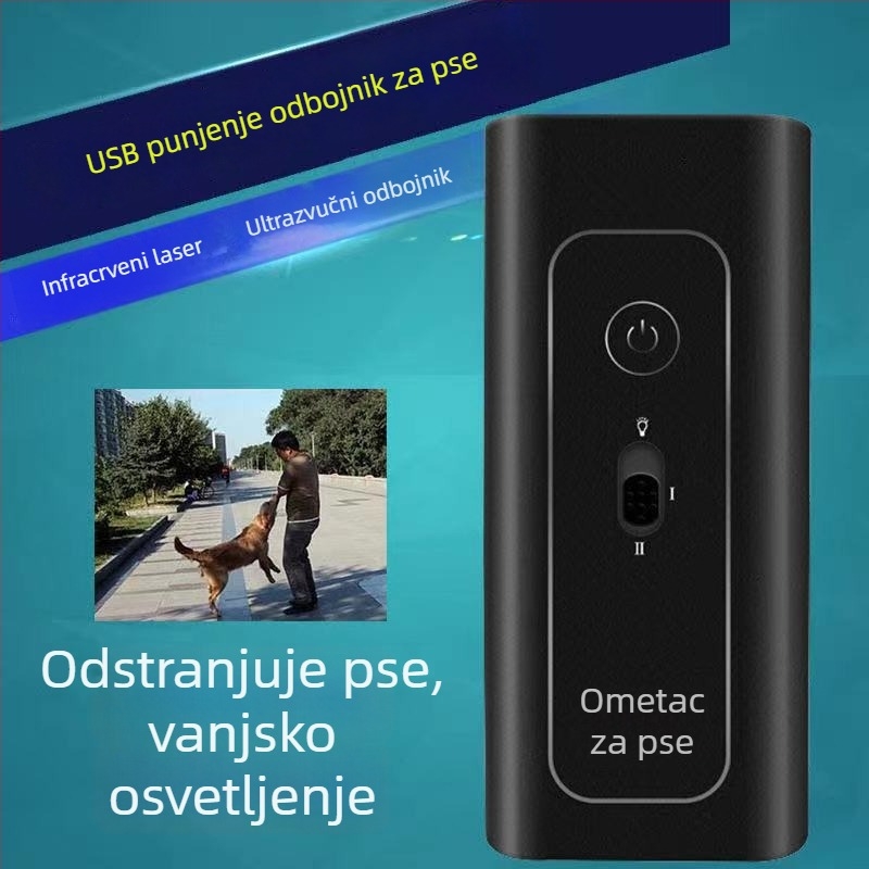Ultrazvučni odvraćivač psa, punjivi, visoke snage, ABS plastika, opće namjene, Little moxa monkey