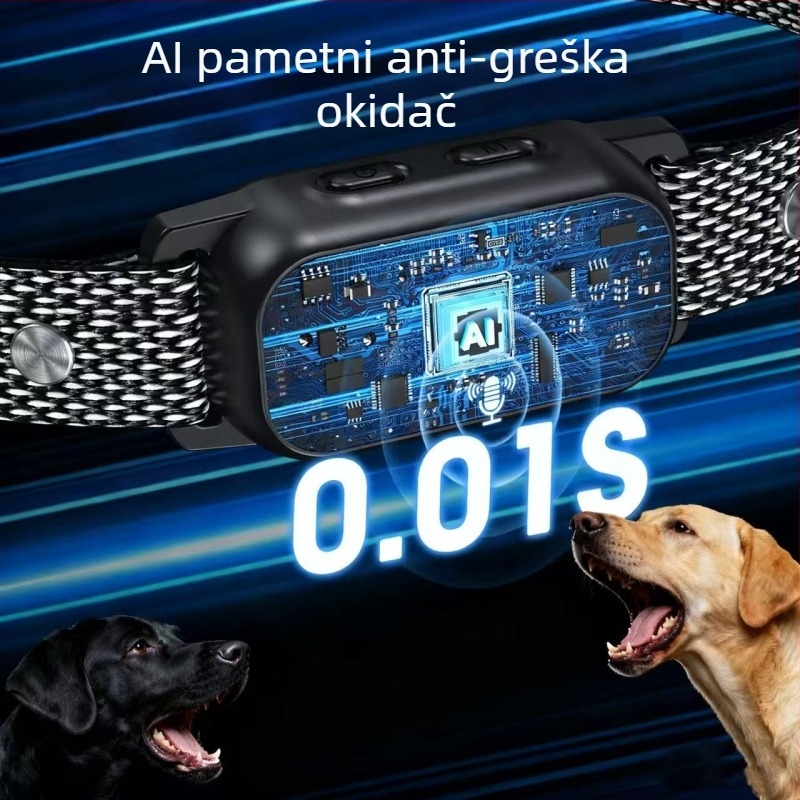 RPet elektronički ogrlica za trening psa protiv lajanja – ABS materijal