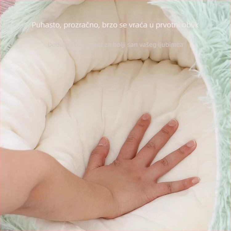 Mačje gnijezdo – zatvoreni krevet za mačke i mačiće, četiri godišnja doba jastuk, model 1-X