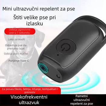 Ultrazvučni uređaj za obuku psa, protiv laveža i glasovno upravljan — Modeli Qg-03, A3 (s LED svjetlom), A7 (s LED svjetlom); Plastična konstrukcija; Opća namjena