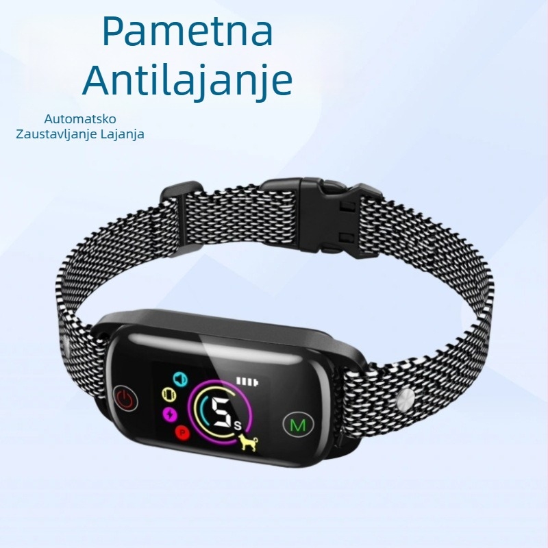 Ogrlica za trening psa s funkcijom protiv lajanja i smetnji – ABS materijal, cijelu godinu upotrebe, INS stil, branda OEN