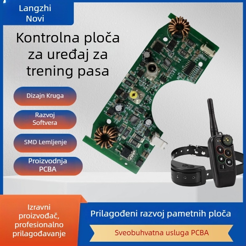 Pametni uređaj za trening pasa, Lang zhixin, kapacitet 500000, PCBA razvoj, ploča zaustavljanja laveža