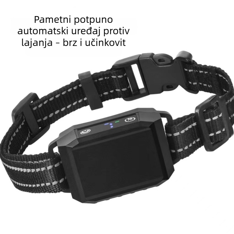 Inteligentni obojak za trening pasa, vodootporna vibracijska funkcija protiv lajanja