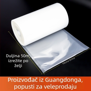 ShineYe najlonska vakuumska rolna vrećica za prehranu – vakuumsko pakiranje, najlonska konstrukcija, dnevni kapacitet 10000 vrećica