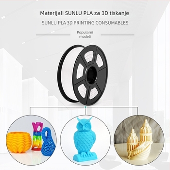 Three Green PLA filament za 3D ispis – 1 kg, gustoća 1.24 g/cm³, kompatibilan s FDM pisačima
