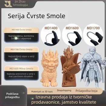 3D printana anime figura od fotosenzitivne smole — točnost ispisa 0,05 mm, materijal: fotosenzitivna smola, pogodno za modele i figurice