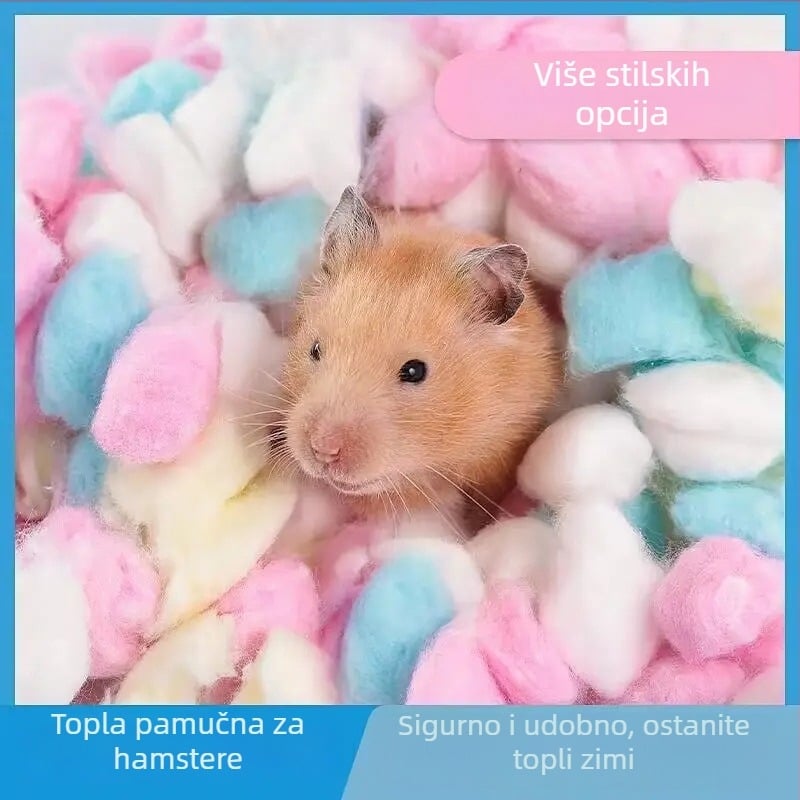 Hamsterovo zimsko gnijezdo s toplom pamučnom posteljom (Brand: Friendly; Category: Pet food utensils; Material: Other)