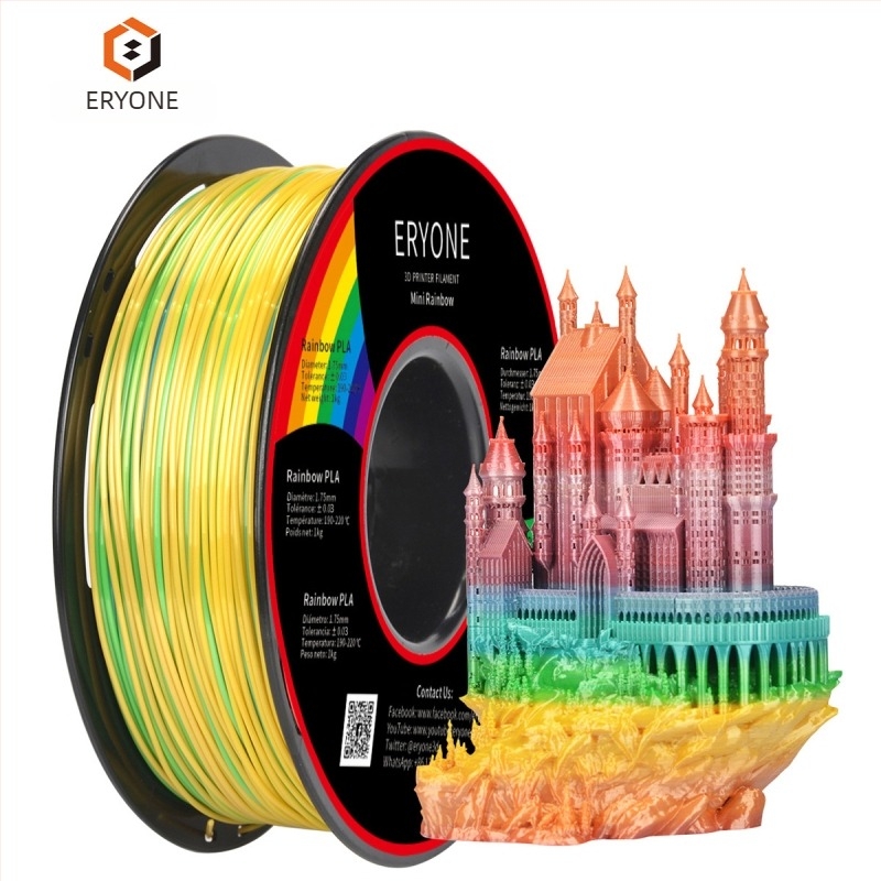PLA filament za 3D ispis – kružno presjeka, 1,75 mm, 330 m po roli, marka Eryone, svilenkasti sjaj