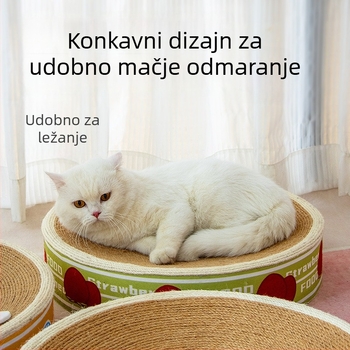 Le Youpai sisal mačje gnijezdo s integriranom pločom za grebanje – karikatura stila mačja igračka, 8 komada u vanjskoj kutiji