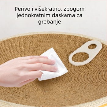 Le Youpai sisal mačje gnijezdo s integriranom pločom za grebanje – karikatura stila mačja igračka, 8 komada u vanjskoj kutiji